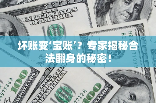 武汉坏账变‘宝账’？专家揭秘合法翻身的秘密！