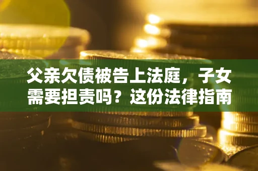 武汉父亲欠债被告上法庭，子女需要担责吗？这份法律指南必须看完