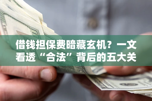 武汉借钱担保费暗藏玄机？一文看透“合法”背后的五大关键陷阱