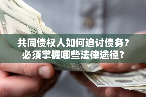 武汉共同债权人如何追讨债务？必须掌握哪些法律途径？