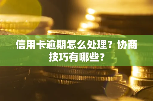 武汉信用卡逾期怎么处理？协商技巧有哪些？