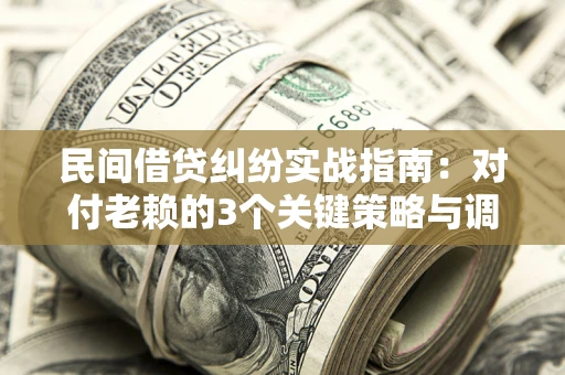 武汉民间借贷纠纷实战指南：对付老赖的3个关键策略与调解盲区解析