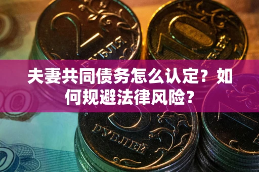 武汉夫妻共同债务怎么认定？如何规避法律风险？
