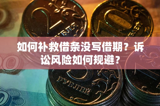 武汉如何补救借条没写借期？诉讼风险如何规避？