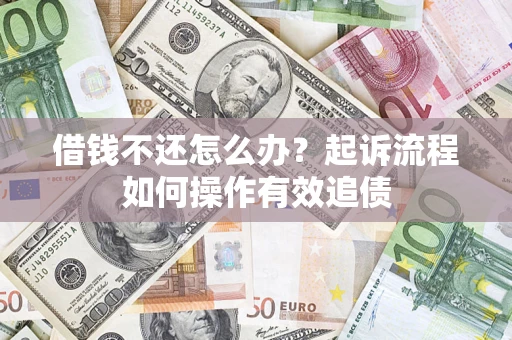 武汉借钱不还怎么办？起诉流程如何操作有效追债